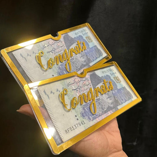 Acrylic Wedding Gift Envelope – Elegant Greeting & Money Holder for Special Occasions