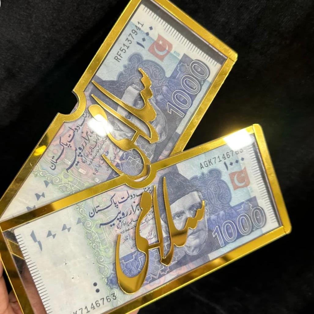 Acrylic Wedding Gift Envelope – Elegant Greeting & Money Holder for Special Occasions