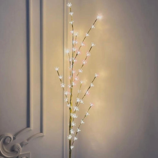 Standing Lamp with Mini Tingling Flowers – 5 Feet Tall with Elegant Stand